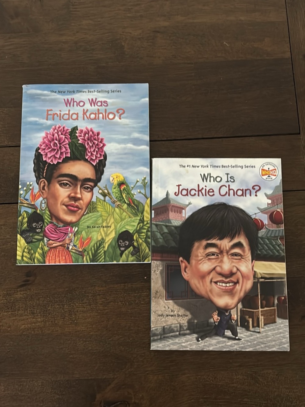 Two who was books. Frida Kahlo and Jackie Chan
